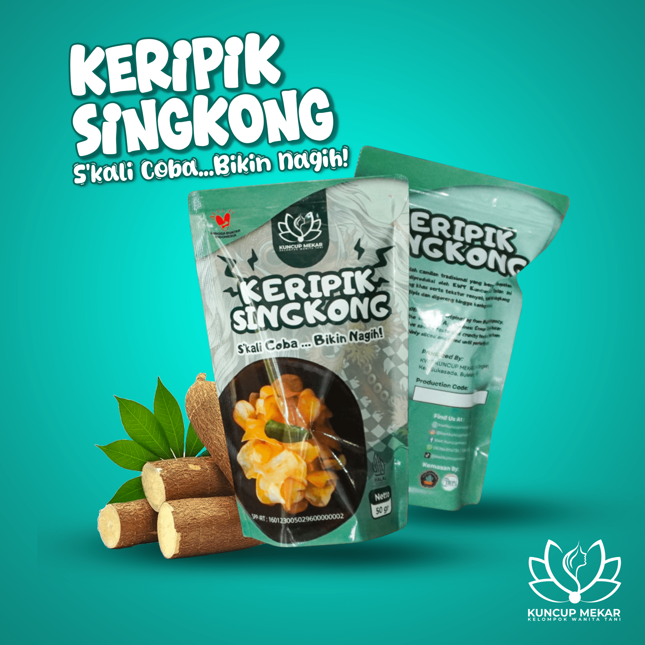 Kripik Singkong (Pouch-50gram)